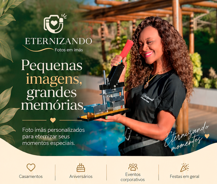 Eternizando Foto Ímãs – Pequenas imagens, grandes memórias. Foto ímãs personalizados para eternizar seus momentos especiais.